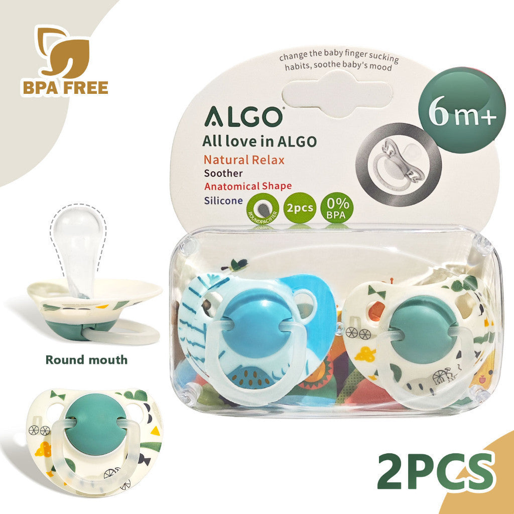 2pcs silicon anticolic pacifier