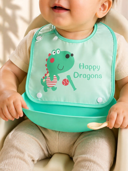 Bibs with Plastic Tray