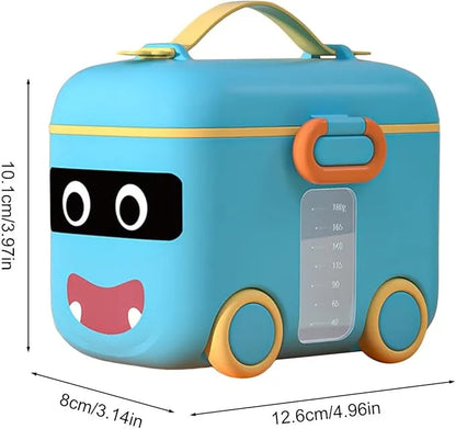 Baby bus milk powder container