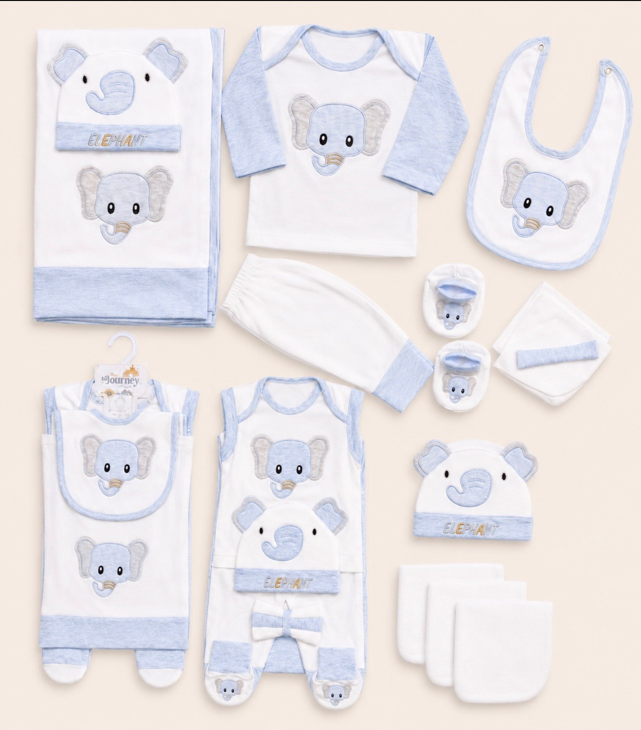 Elephant-Themed Newborn Gift Set