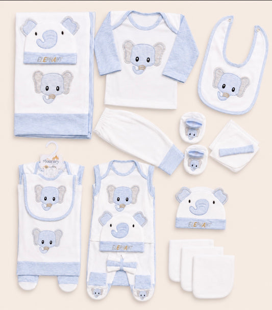 Elephant-Themed Newborn Gift Set