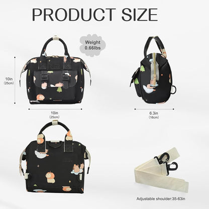 Small Diaper Bag Crossbody with Multi-Pocket
